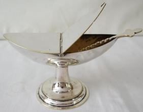 Silver Plated Incense Boat